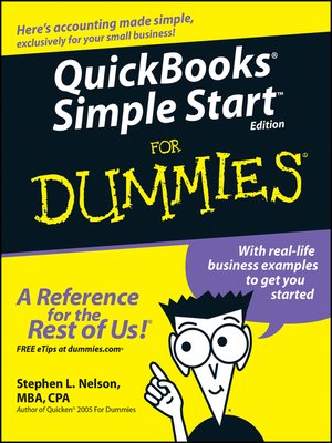 cover image of QuickBooks Simple Start For Dummies